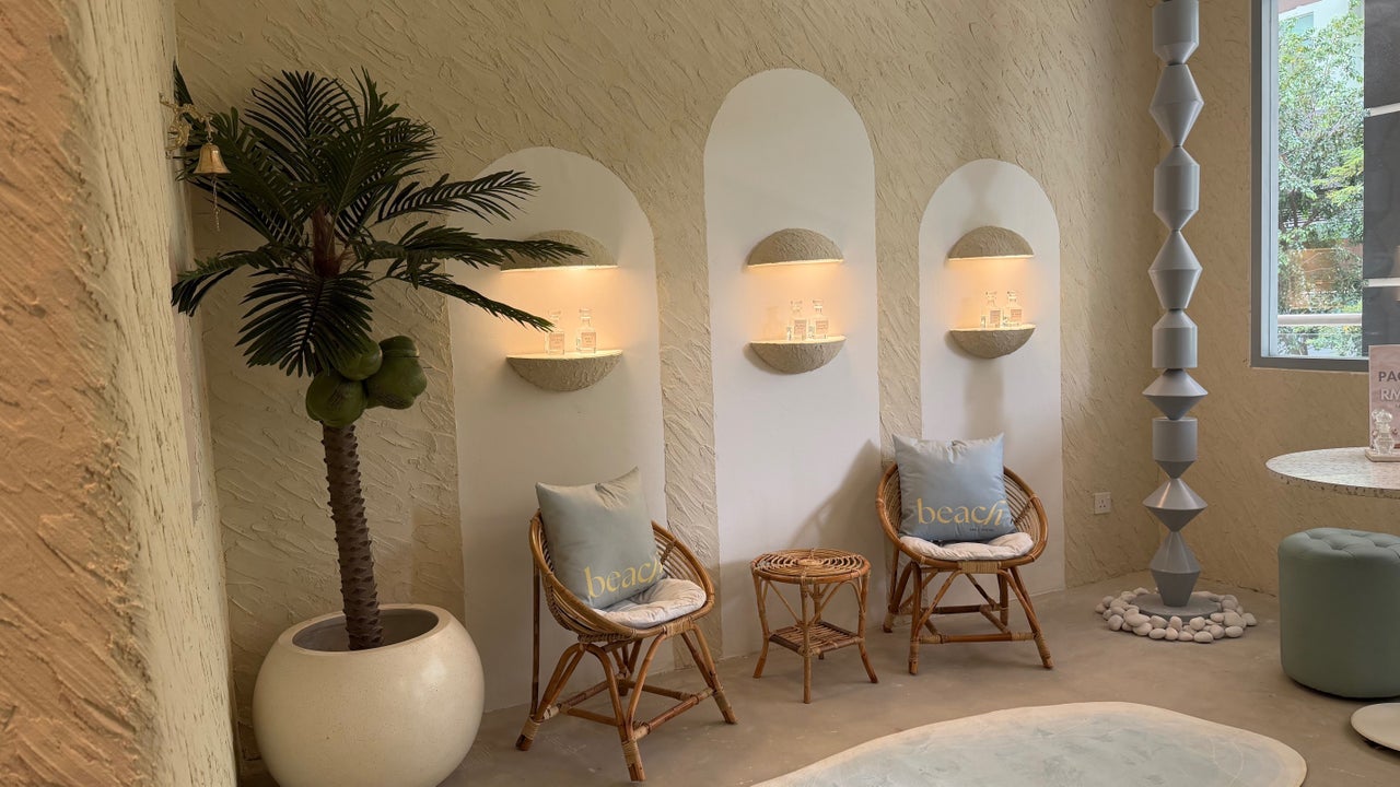 Beach-inspired spa interior at Beach Spa Social Kuala Lumpur